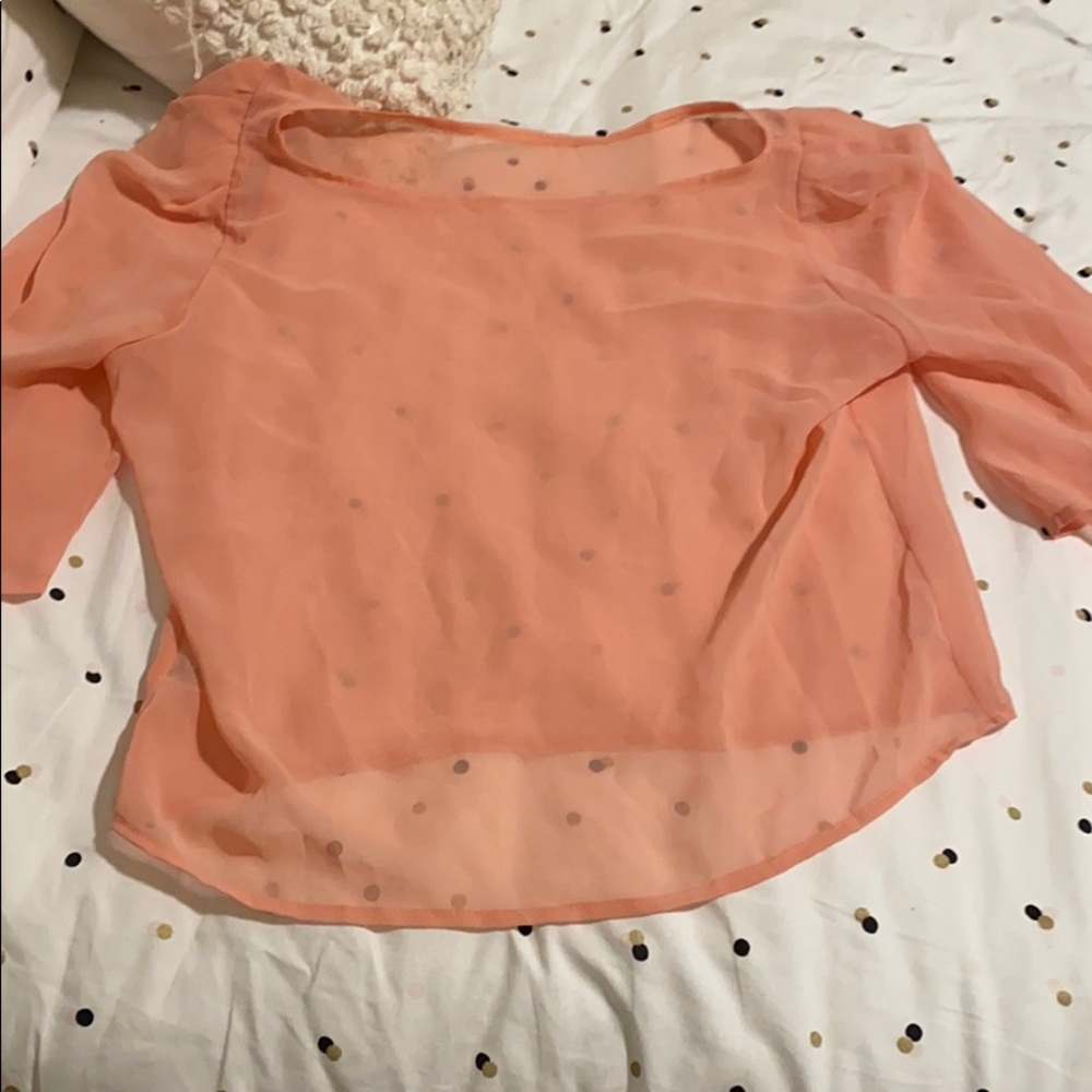 American apparel mesh top